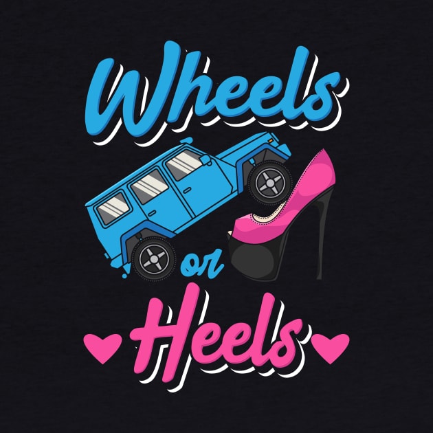 Wheels Or Heels Gender Reveal by maxcode